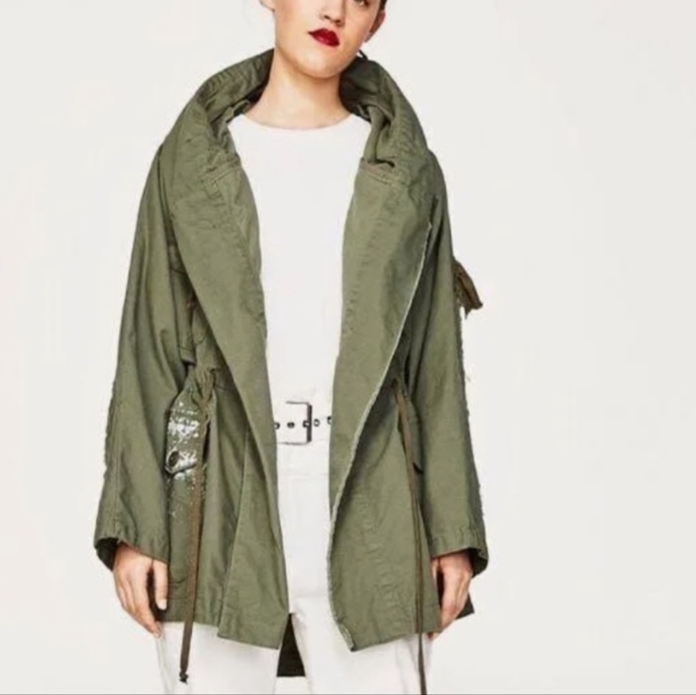Zara Woman Sparkling Parka!